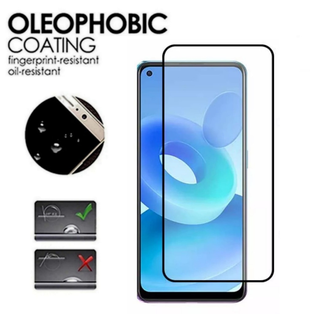 PROMO Tempered Glass OPPO A95 anti Gores Pelindung Layar Screen Protector Handphone Warna