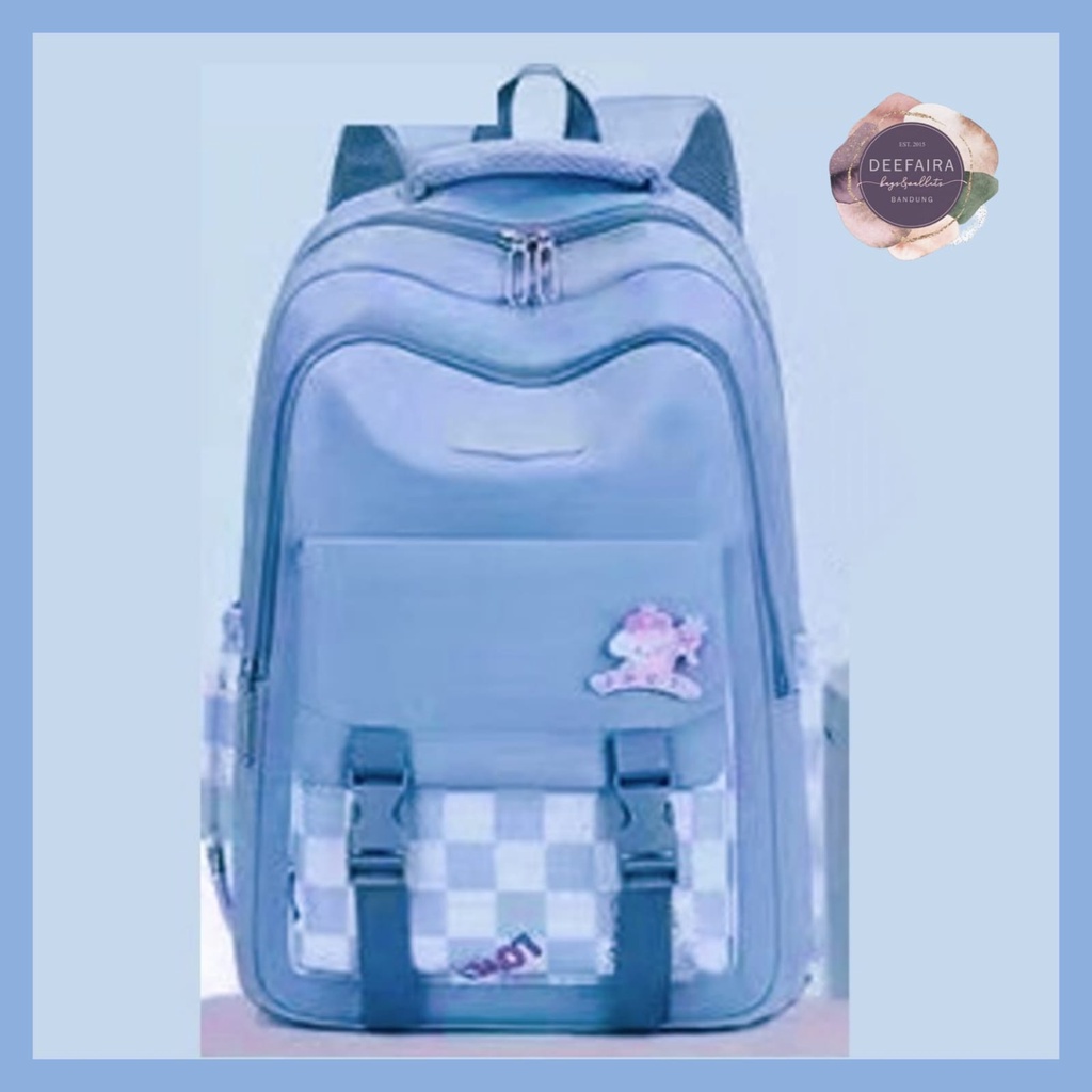 Tas Ransel Sekolah Anak Perempuan Cantik Model Kotak Cb1 Untuk Anak Sd Smp Sma