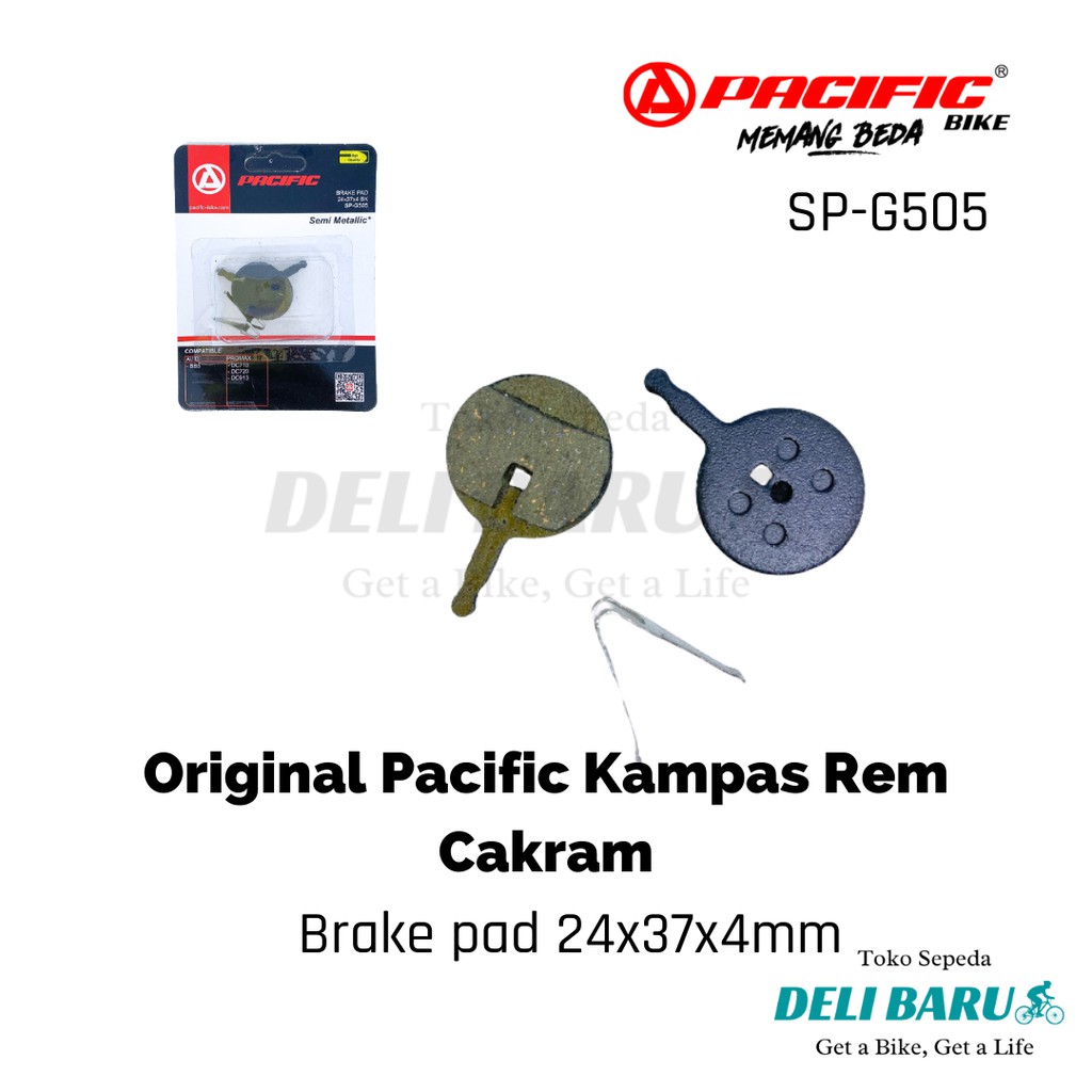 Kampas rem pacific 505 disc brake pad bulat avid BB5 BB 5 promax sepeda MTB