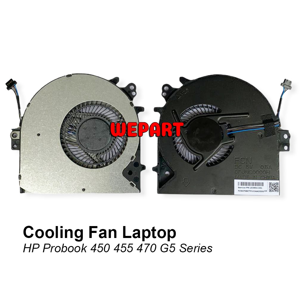 Cooling Fan Kipas Laptop HP Probook 450 455 470 G5 Series