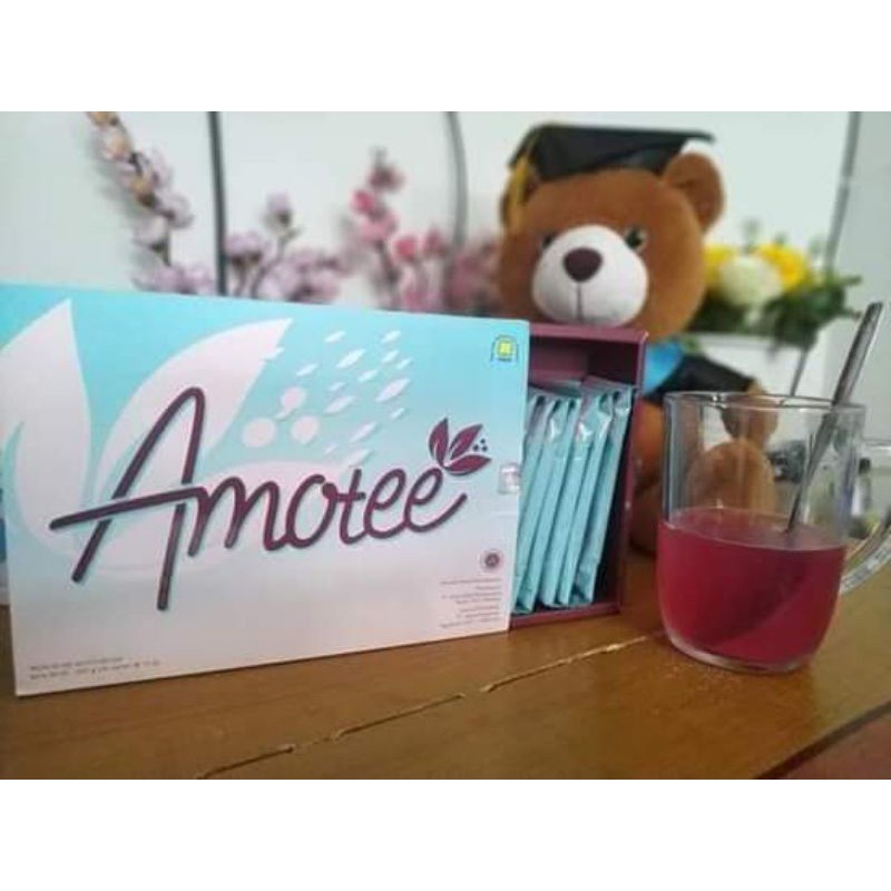 

amotee minuman mencerahkan kulit