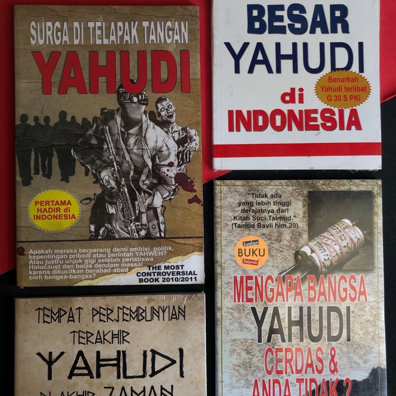 PAKET BUKU SEJARAH YAHUDI - YAHUDI DI INDONESIA