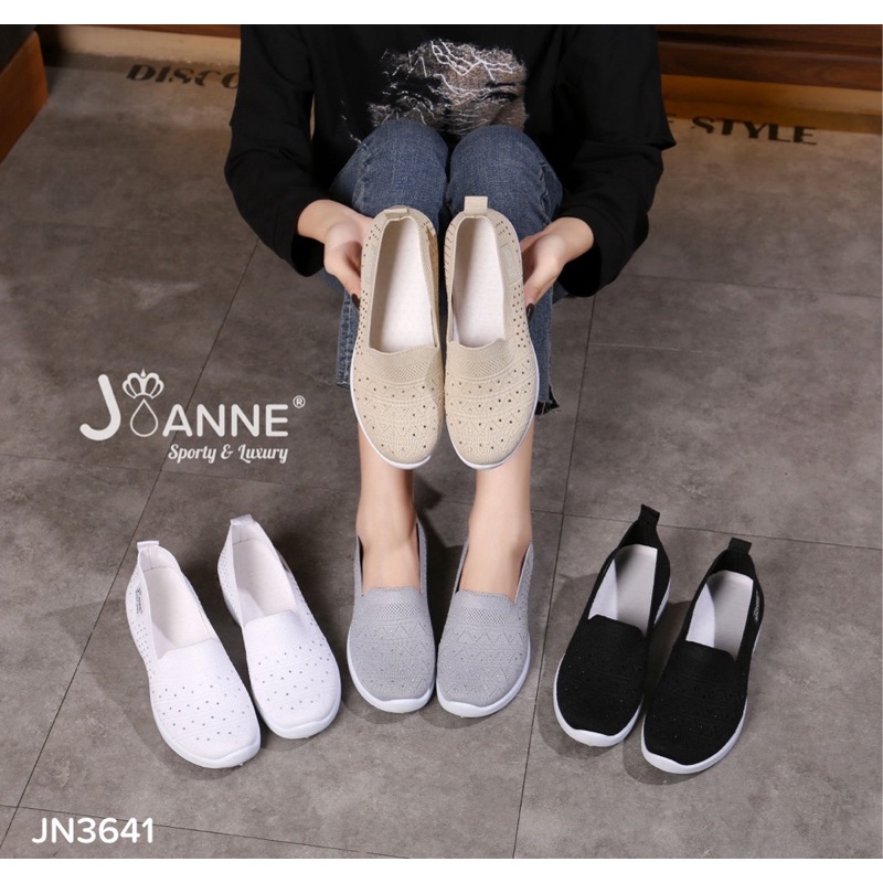 [ORIGINAL] JOANNE Highsole Slip On Shoes Sepatu Wanita #JN3641