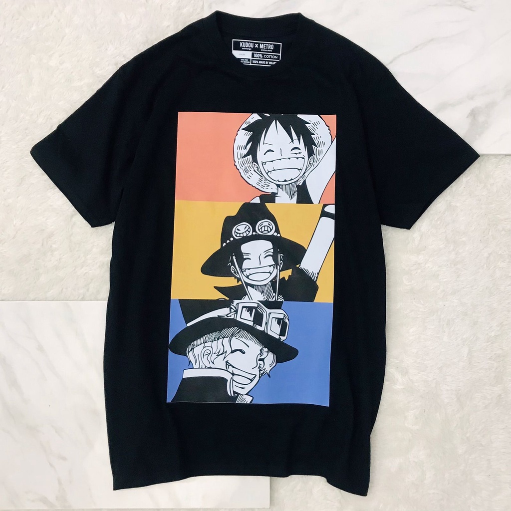 Tshirt One Piece Luffy Sabo Asce Bonding Mugiwara