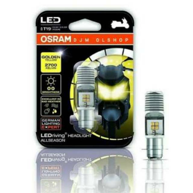 LAMPU OSRAM LED VARIO 125 BEAT ECO 2015-2019 T19 H6 M5 K1 YELLOW - 7735CW