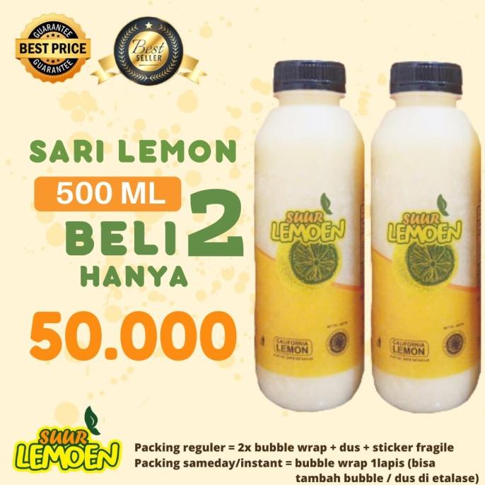 

Sari Lemon Murni California 500 ml by Suur Lemoen