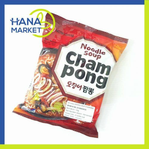 

impor-mie- nongshim noodle soup champong 124gr -mie-impor.