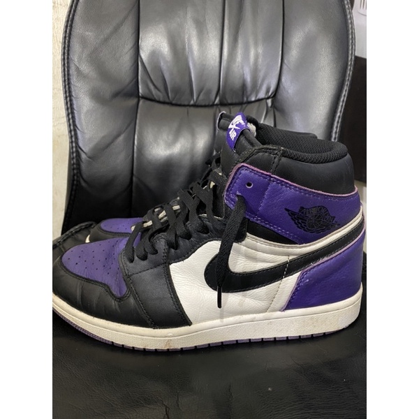 Nike air jordan 1 court purple second