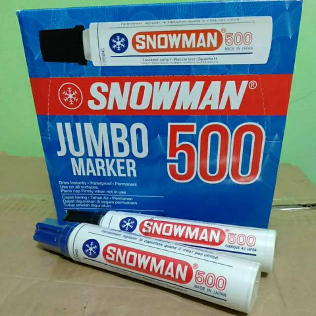 

Spidol SNOWMAN jumbo marker 500 permanent