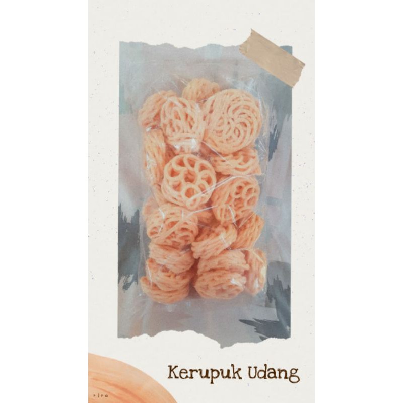 

kerupuk atau kemplang udang