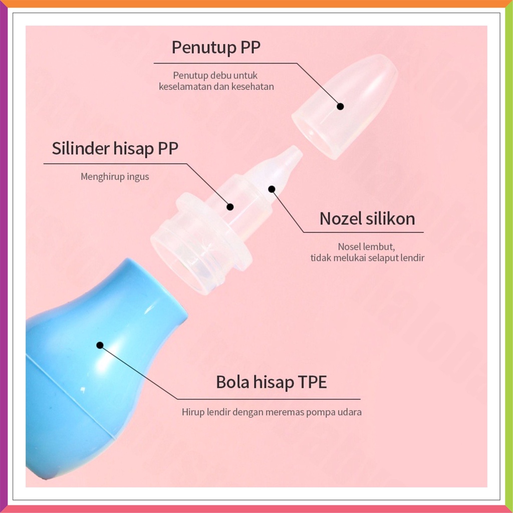 ❤ Fashionbabies ❤ PENYEDOT INGUS BAYI ALAT PEMBERSIH HIDUNG  BAYI NASAL ASPIRATOR NOSE CLEANER