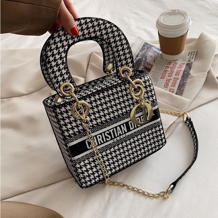 CR 7789 EL 5955 RISCE TAS HAND BAG MINI KECIL IMPORT WANITA CEWEK PEREMPUAN JAKARTA BATAM MOTIF