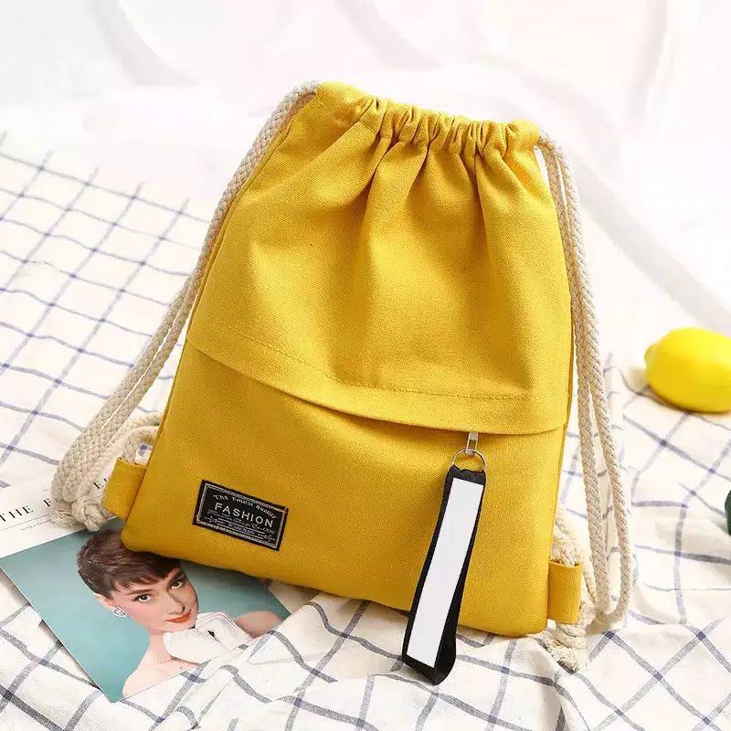 SANSURBAGS RANSEL SERUT WANITA HOME - Stringbag Korea Termurah