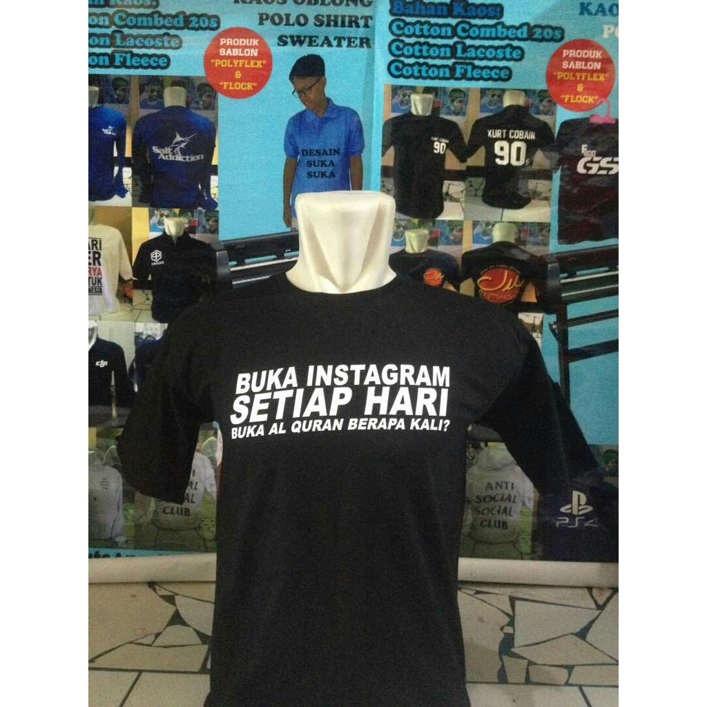 BIG SIZE XXXL-XXXXL KAOS BAJU T SHIRT ISLAM AL QUR AN