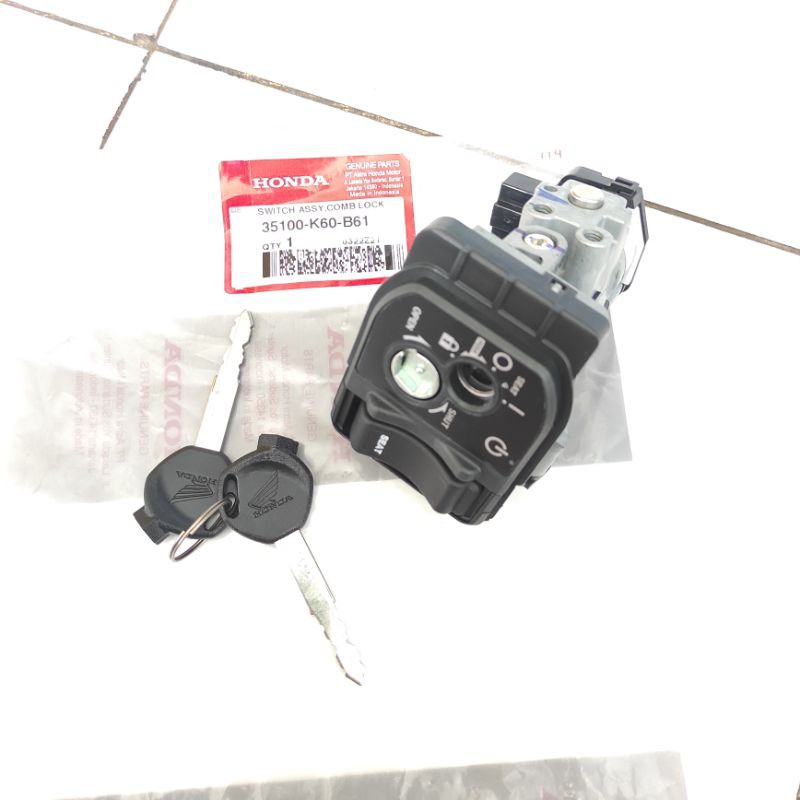 KUNCI KONTAK VARIO125 ESP LED 2018 2019 ORIGINAL 35100-k60-b61