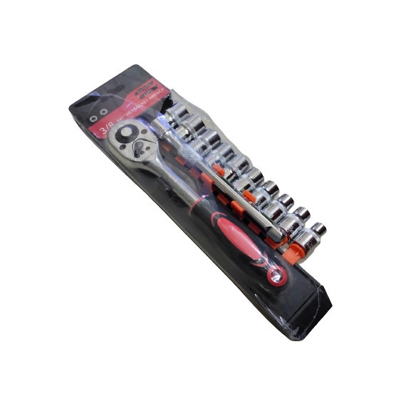 Kunci Shock Set 3/8&quot; 12 PCS Socket Sock Sok Shocket Kombinasi Wrench BERKUALITAS TERBAIK/KUNCI SOK SOCK SET