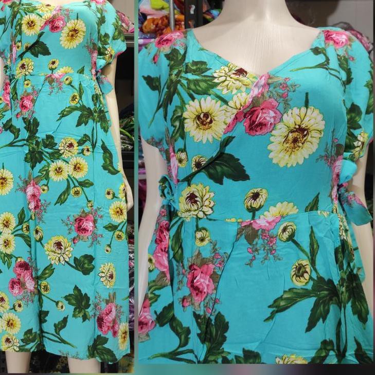 ◌ Daster jumbo Bali Busui Panjang keysa ☞