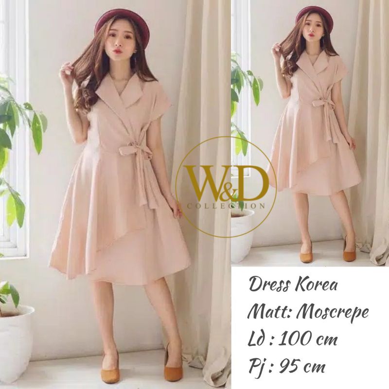 Midi Dress Basic / DRESS TERBARU / JOLY DRESS WANITA / FASHION KOREA / ALL SIZE FIT TO XL