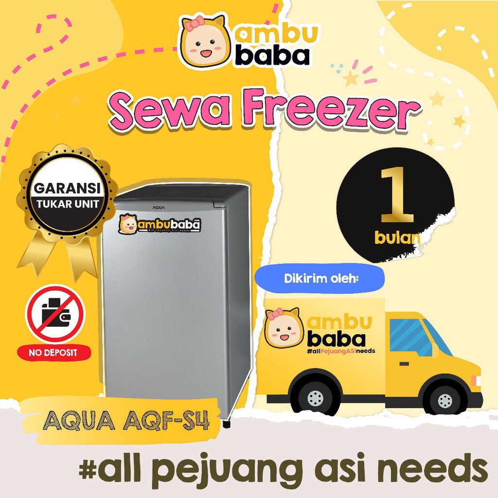 Sewa Freezer ASI 1 bulan