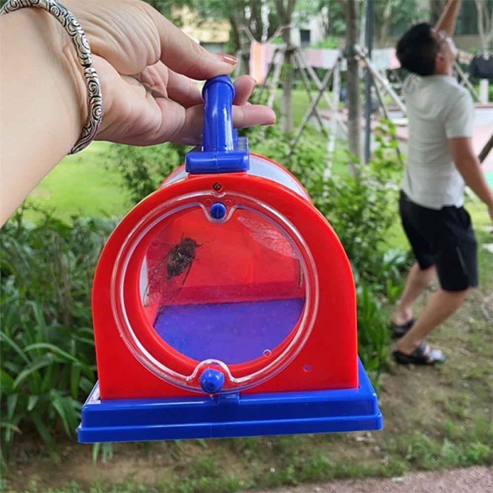 Timekey Mainan Edukasi Anak Model Kotak Serangga Butterfly Habitat Lipat Portable Untuk Outdoor L6T1