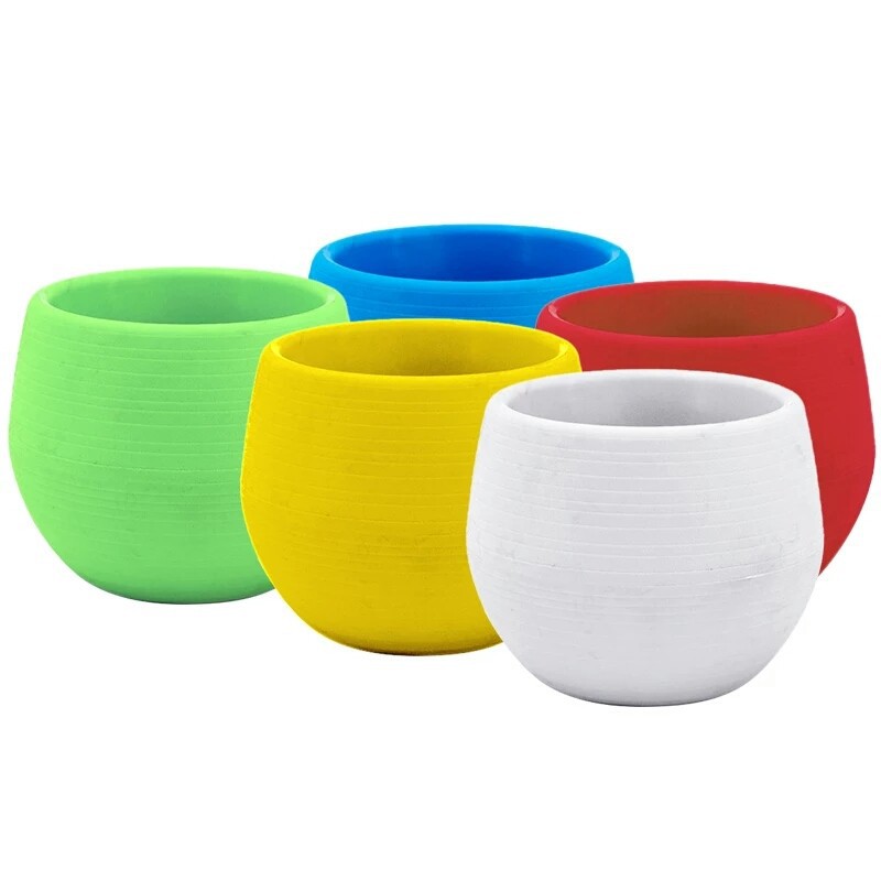 Pot Bunga Plastik Mini/Pot Bola Mini/Pot Tanaman Sukulen Kaktus/Pot Kecil