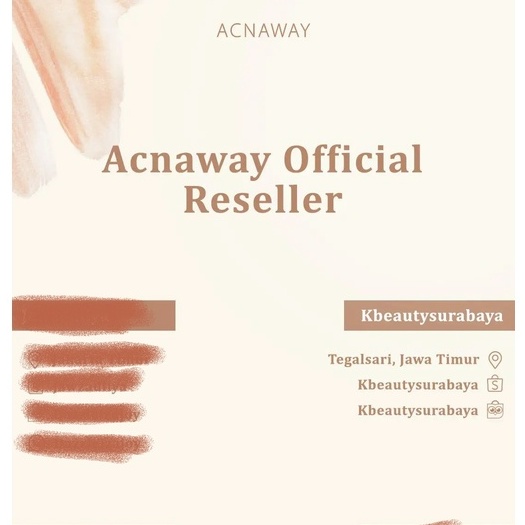 (BPOM) ACNAWAY Fix+ Acne Serum / ACNAWAY Acne Face and Body Spray / ACNAWAY 3 in 1 Acne Sun Serum / ACNAWAY Sebum Serum / ACNAWAY Blemish Care Treatment Roll