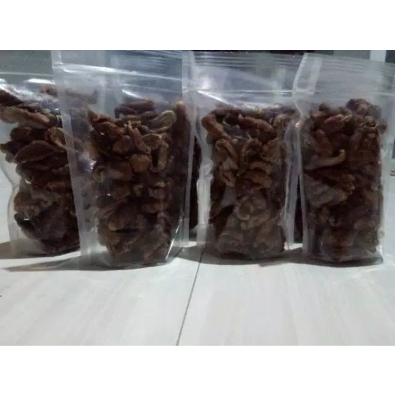 

Kerupuk teripang (blunyo) khas sidayu gresik / krupuk tripang laut gurih