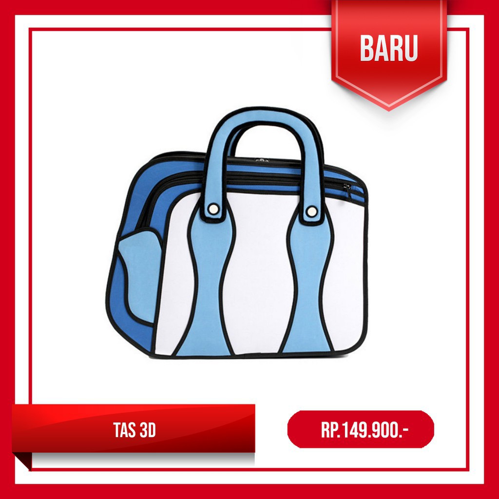 Tas Wanita model Kartun 3D