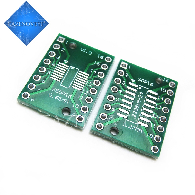 10pcs / Lot Tssop16 Ssop16 Sop16 Ke Dip16 Dip Pin Board Pitch Adapter Pcb