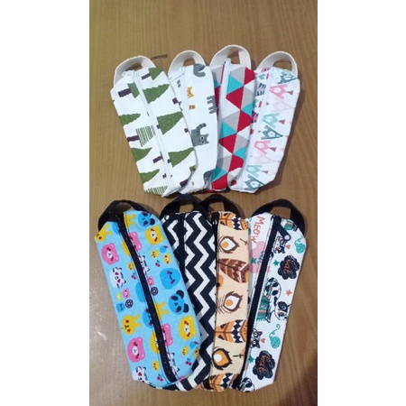 

Tempat pensil besar / pencil case tas kanvas serbaguna penyimpanan alat tulis