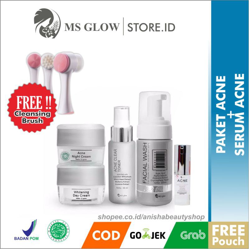 Ms Glow Acne Series + Acne Serum | Shopee Indonesia