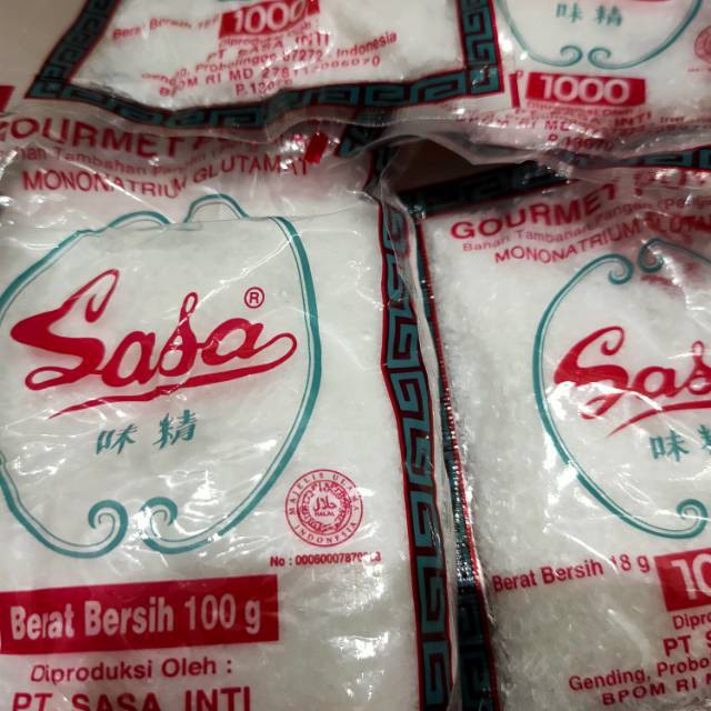 

Sasa 100g isi 10 / Penyedap Rasa Sasa 100g isi 10 / Sasa Penyedap rasa / Sasa Gourmet / Micin Sasa
