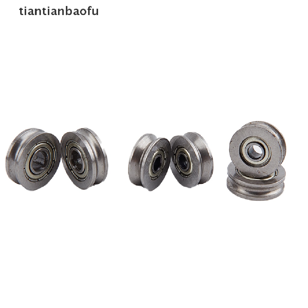 [tiantianbaofu] 5pcs V U Groove Roller Wheel Ball Bearings Embroidery Machine Pulley Bearing Boutique