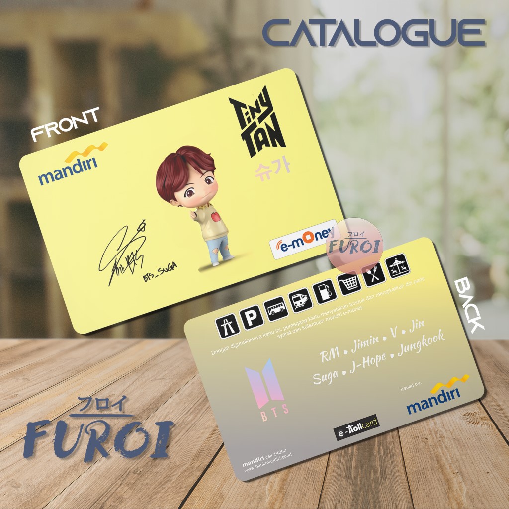 Custom Flazz BCA | Custom Emoney Mandiri | BTS Tiny Tan Members