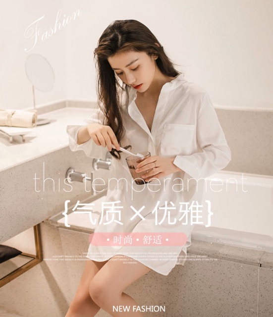 zu9042 Babydoll Berkerah Kemeja Kantong Lingerie Sleepwear Chiffon Putih White Hitam Blac kAa8495 Bb1490-6