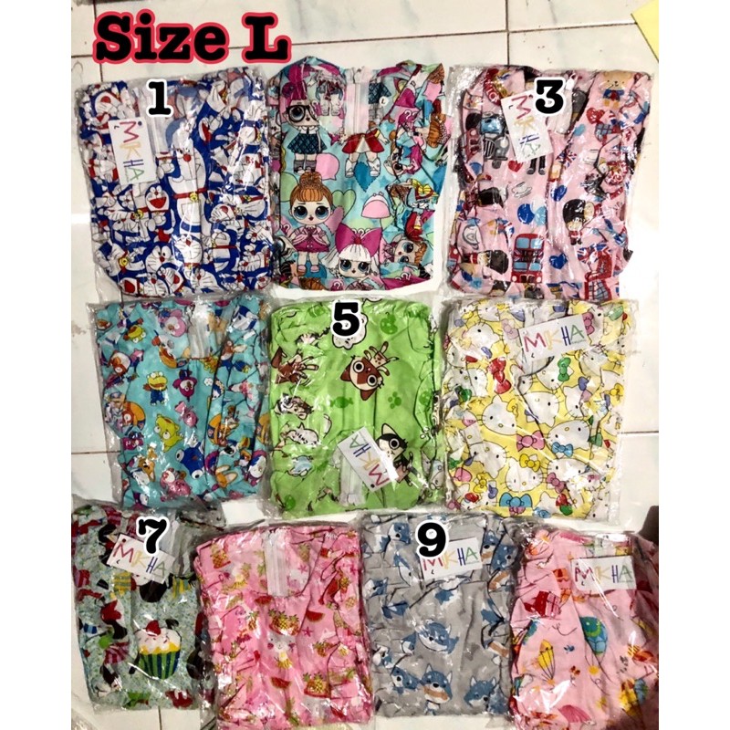 Dress anak katun catra lucu dengan resleting di punggung