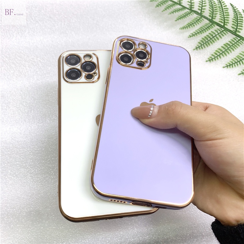 Soft Case Silikon Electroplating 6d Cover Iphone 11 12 13 Pro Max X Xr Xsmax 6 7 8 Plus 12promax