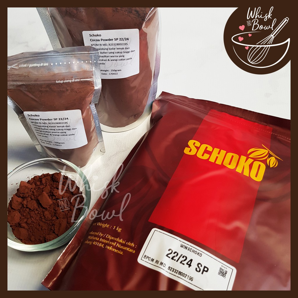 

Schoko Cocoa Powder SP 22/24 Coklat Bubuk 250gr