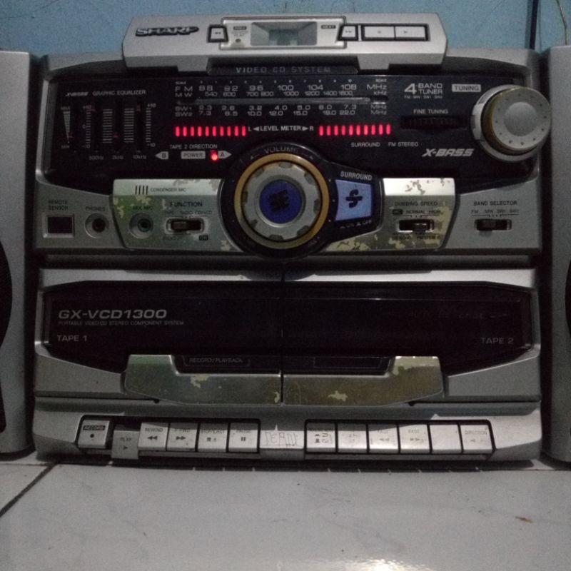 TAPE COMPO SHARP SIMBA GX-VCD1300