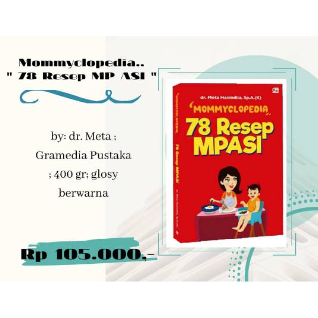 78 Resep MPASI dr. Meta