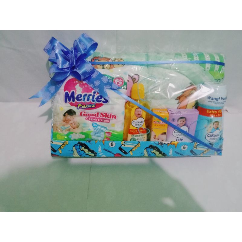 kado bayi baru lahir bayi laki laki perempuan  murah dan lengkap set box gendongan bayi lucu harpers baby gift  box kado jenguk bayi baru lahir kado sambang bayi hadiah lahiran bayi paket hadiah bayi