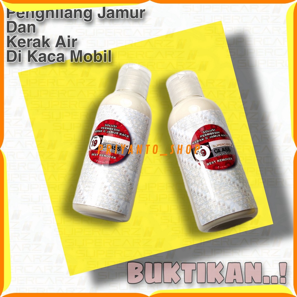 PEMBERSIH JAMUR KERAK DI KACA MOBIL GLASS POLISHING ULTRA GOLD TERBAIK