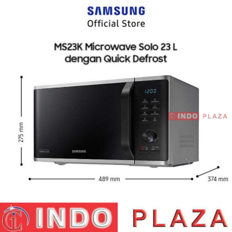 MICROWAVE SAMSUNG SOLO MS23K3515AS/SE 23 L