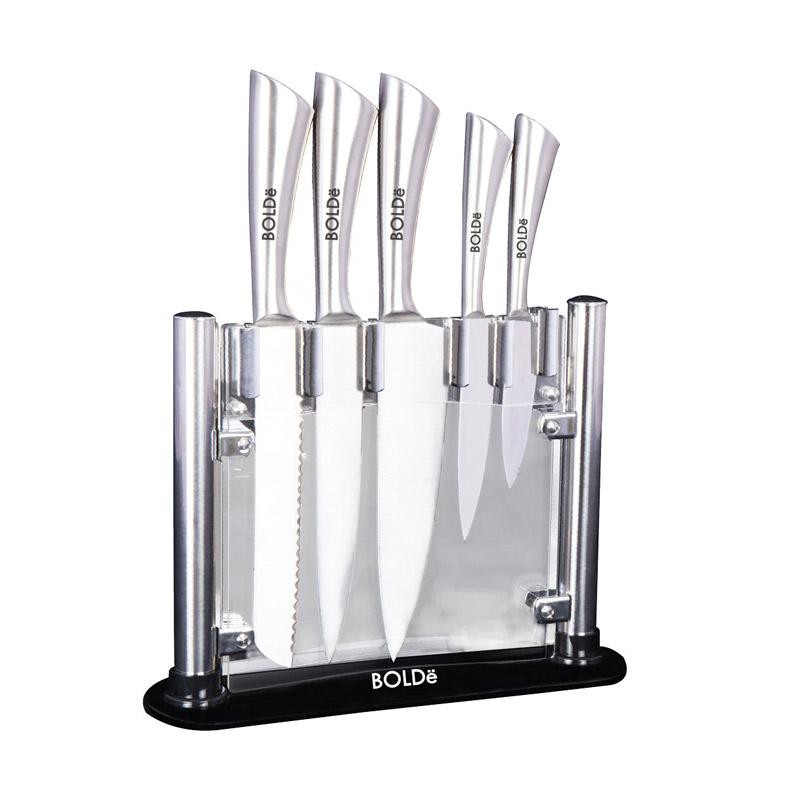 BOLDe Pisau Dapur Stainless Set Titanium - Super Knives