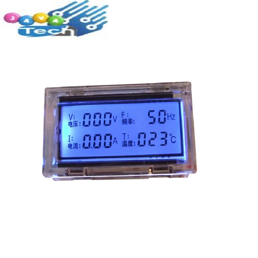 EGS002 LCD Module 4 in 1 Voltage Ampere Frequency Temperature Display