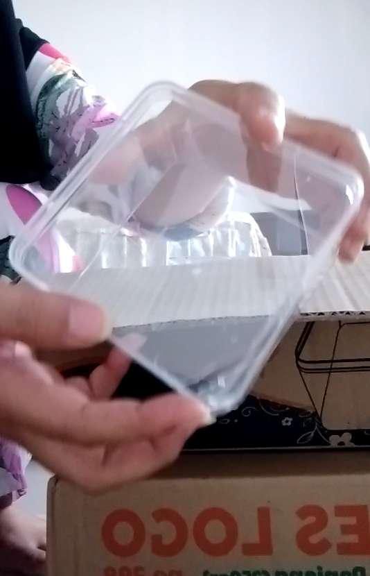 12 Pcs Dessert Box / Toples Nastar Kue Kering Persegi Plastik Mika