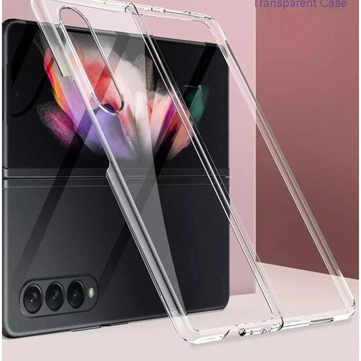 Clear Case Bening Samsung Galaxy Z Fold 4 5G Fold 3 Fold 2 Fold 1 High Premium Transparan Hard Case Anti Kuning