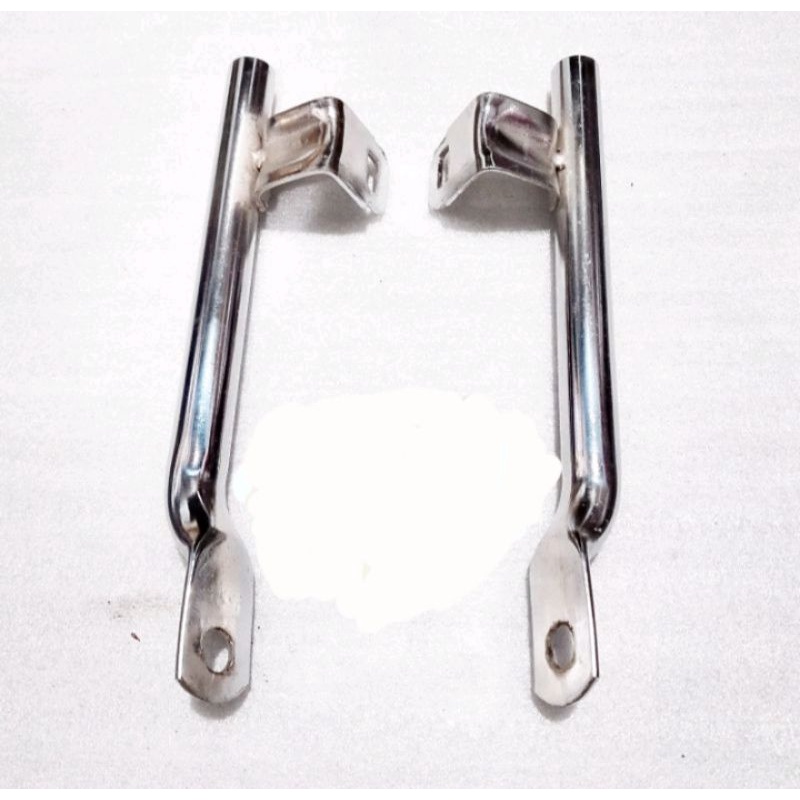 Begel Belakang CB Tebal Behel Belakang CB Pendek Uk.25cm Crome Sepasang 1set