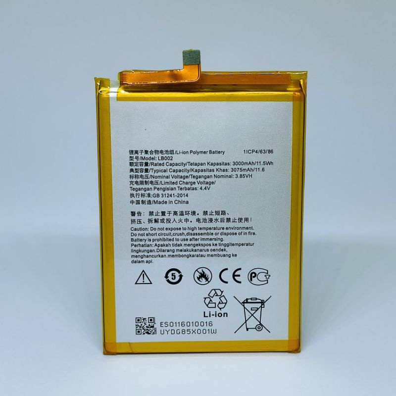 BATERAI BATREI LENOVO S5 K520 K520T LB002 ORIENTAL