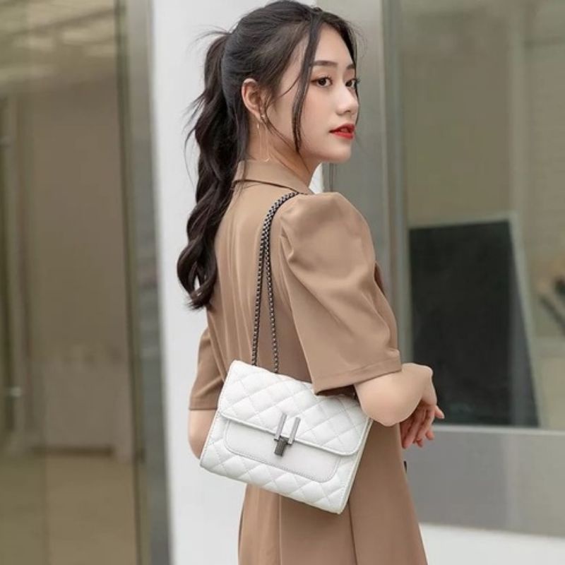 Tas Selempang Bahu Wanita Cewek Perempuan Premium Tas Selempang Wanita Fashion Rantai